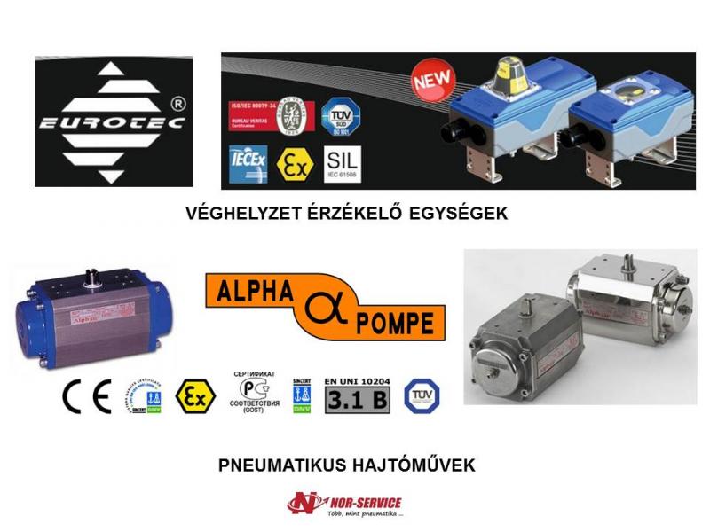 Pneumatikus hajtóművek